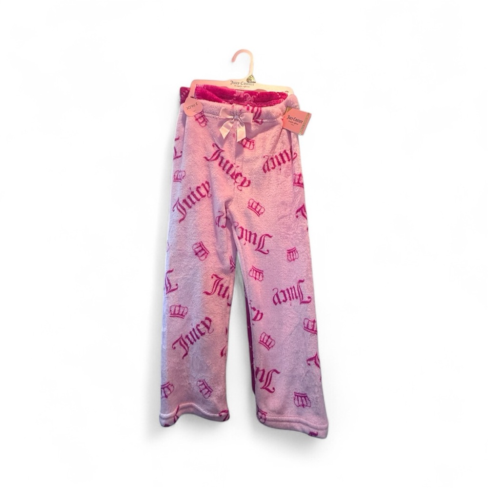 NEW: Juicy Couture Pink and White Kids Pajama Bottoms